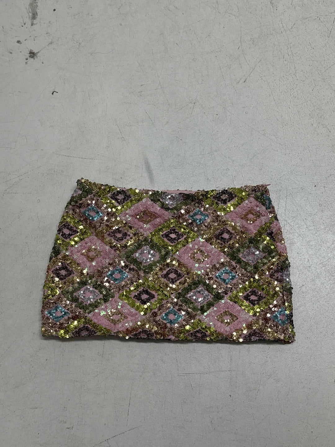 Damen eleganter Paillettensock mit geometrischem Design Drune