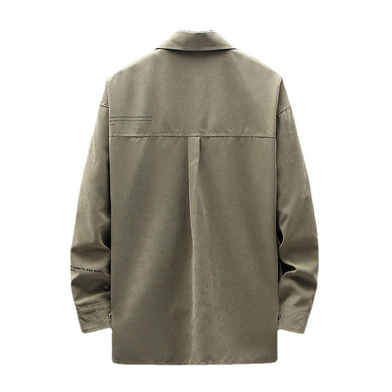 Herren Modische und vielseitige Arbeitsjacke Drune