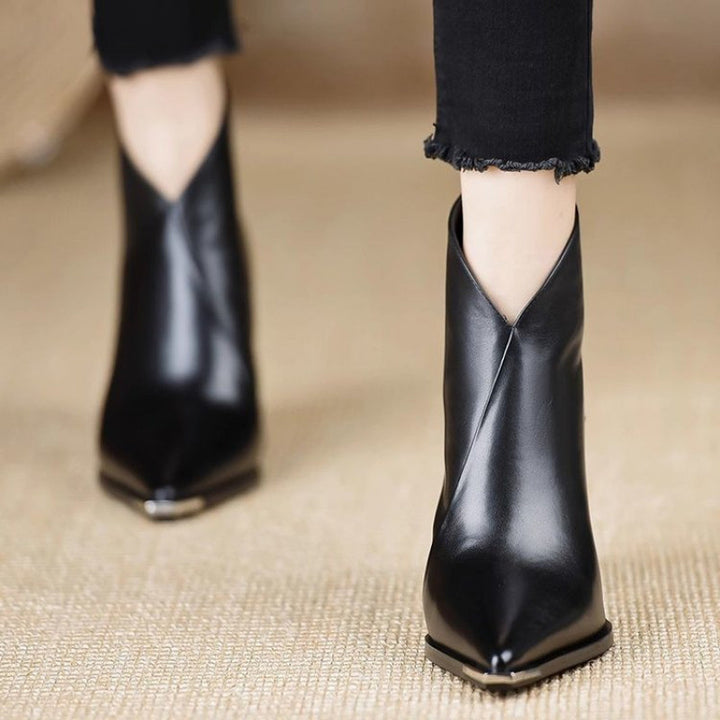 Damen elegante Stiefeletten Drune