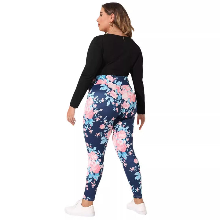 Damen Blumenleggings Drune