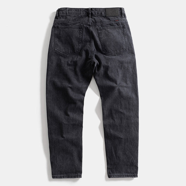 Herren Slim-Fit Jeans im Used-Look mit modernem Schnitt und elastischem Bund Drune