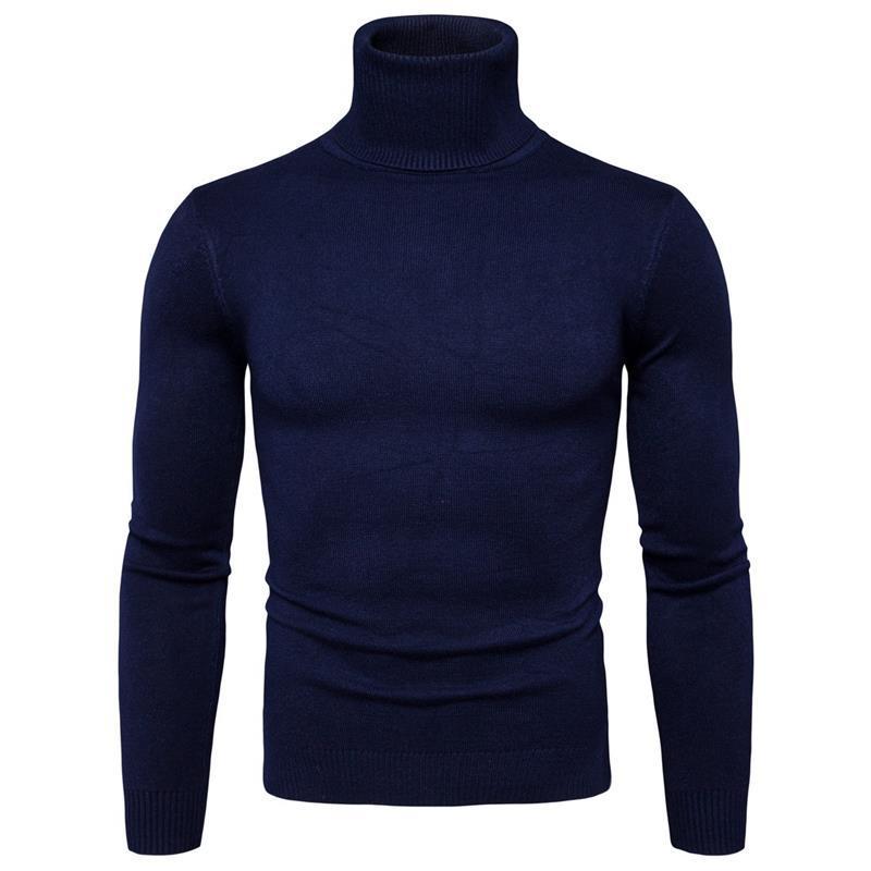 Herren Rollkragenpullover aus feiner Merinowolle Drune