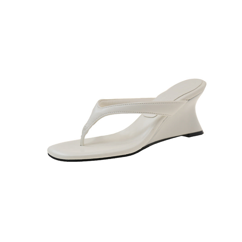 Damen Elegante Zehentrenner mit komfortablem Wedge-Absatz Drune