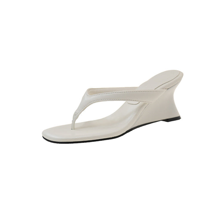 Damen Elegante Zehentrenner mit komfortablem Wedge-Absatz Drune