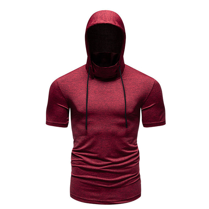 Herren Leistung Kurzarm Hoodie mit ergonomischer Passform Drune