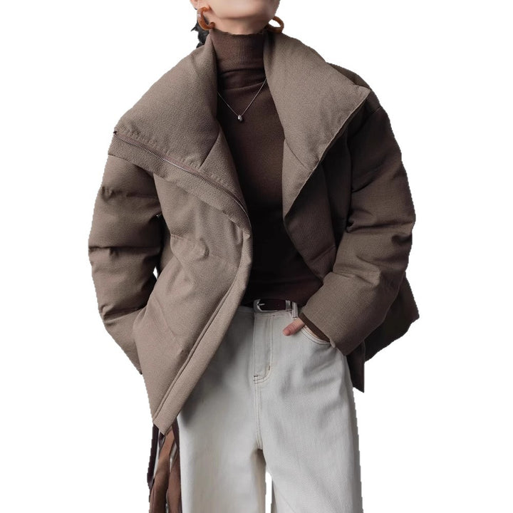 Damen Modischer Oversized Daunenjacke Drune