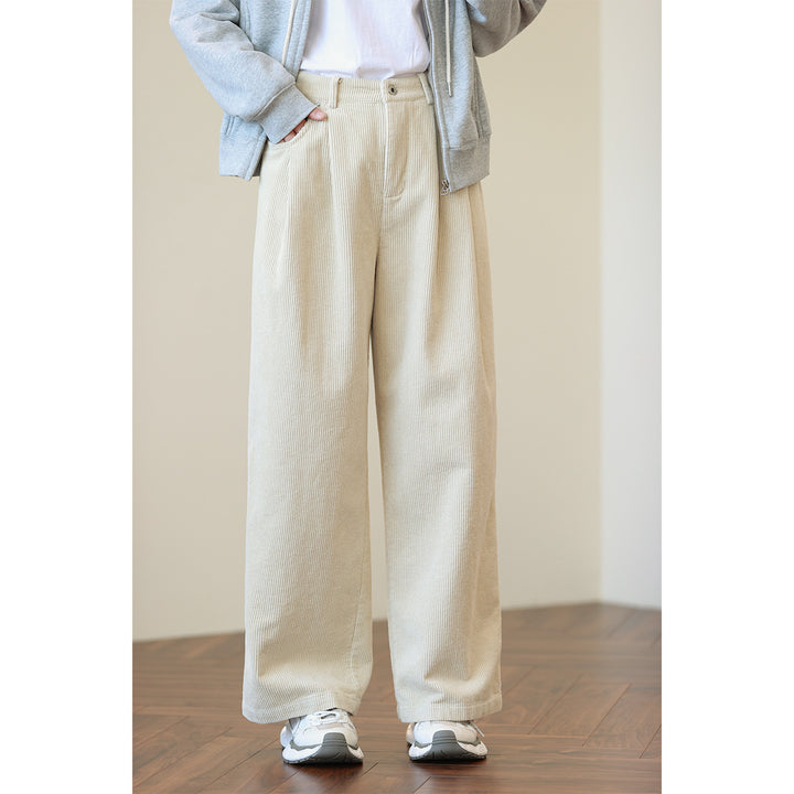 Damen Weit geschnittene Cordhose Drune