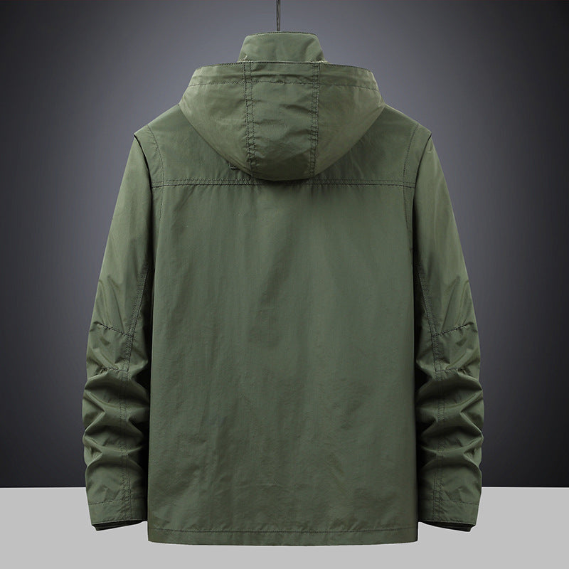Herren nan multifunktionale Fieldjacke mit Kapuze und zahlreichen Taschen Drune