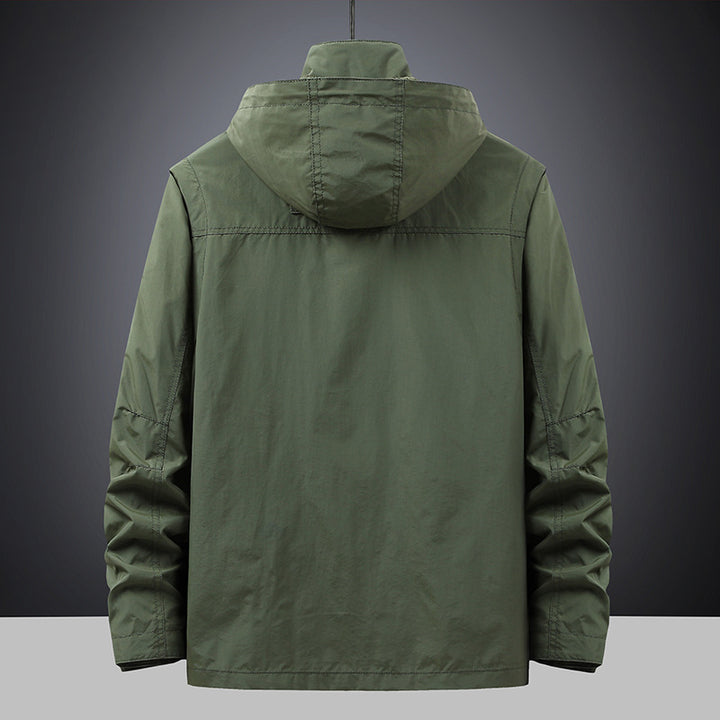 Herren nan multifunktionale Fieldjacke mit Kapuze und zahlreichen Taschen Drune