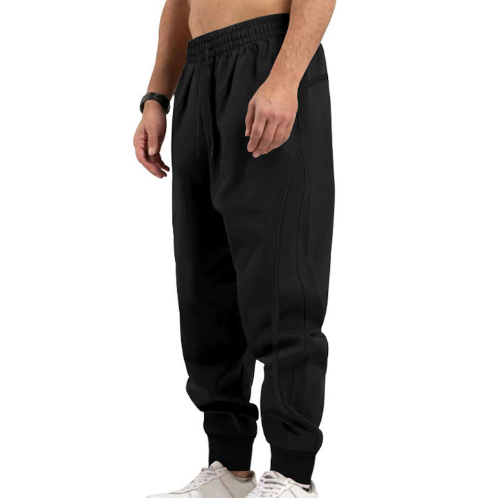 Herren sportliche Jogginghose mit elastischem Bund und Taschen Drune