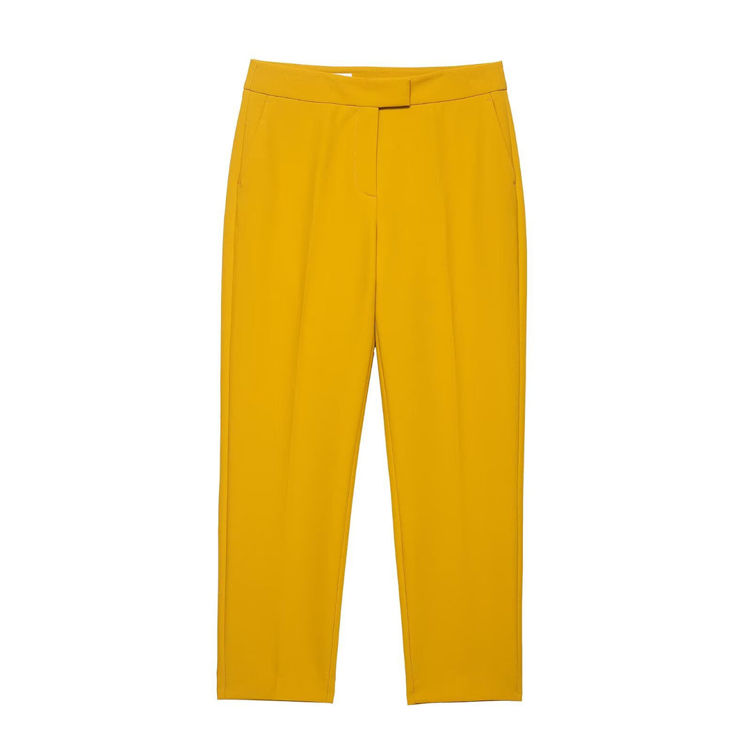 Damen Doppelreihiger Longblazer mit markanten Revers und Zierösenknöpfen Drune