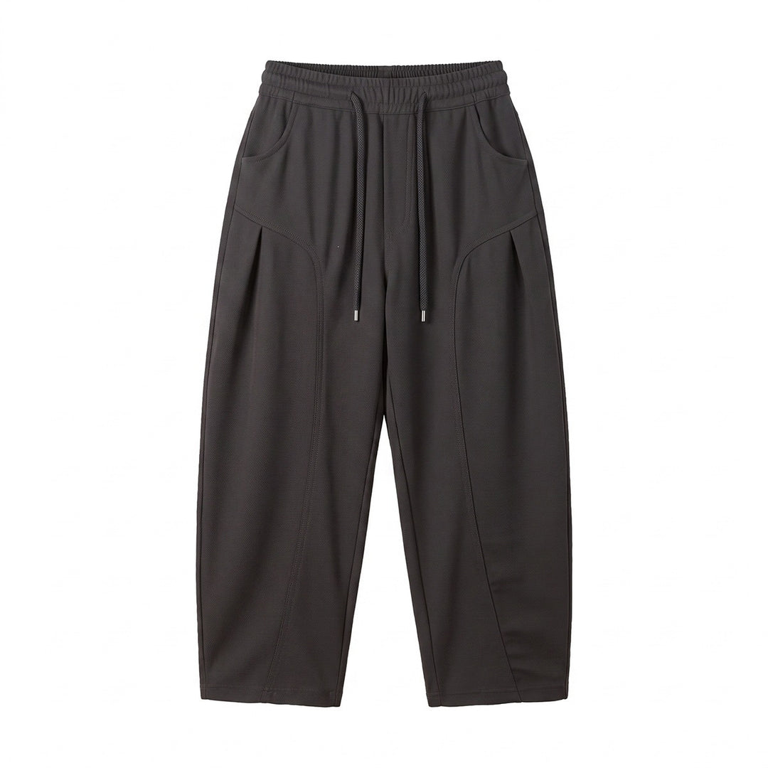 Damen Weite Cropped-Jogginghose Drune