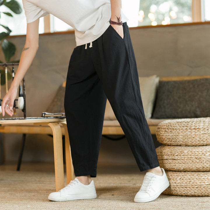 Drune | Bequeme Männerhose Mit Kordelzug