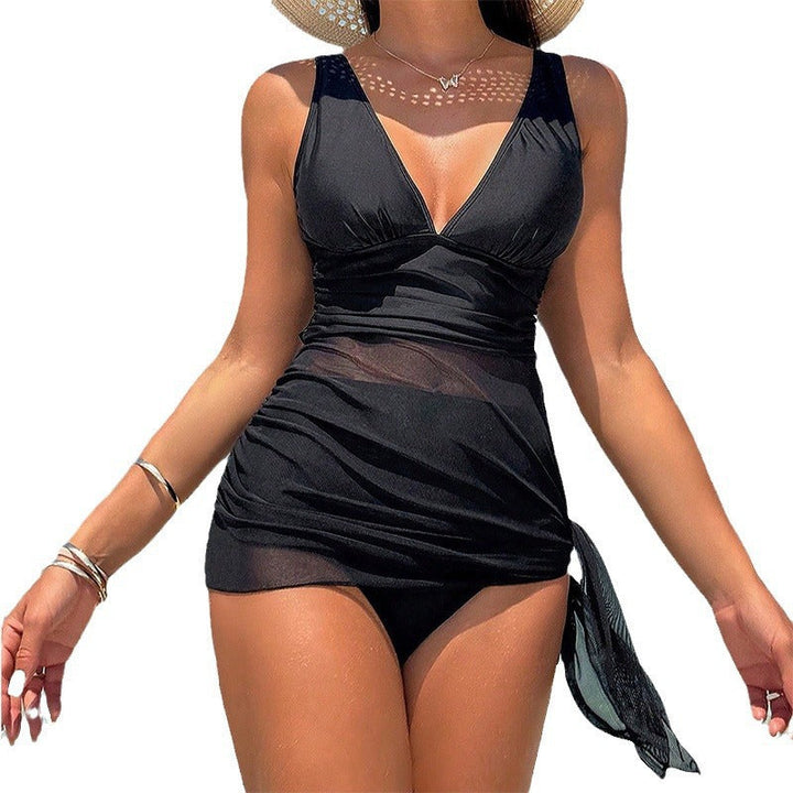 Damen Tankini mit raffiniertem Wickeldetail Drune