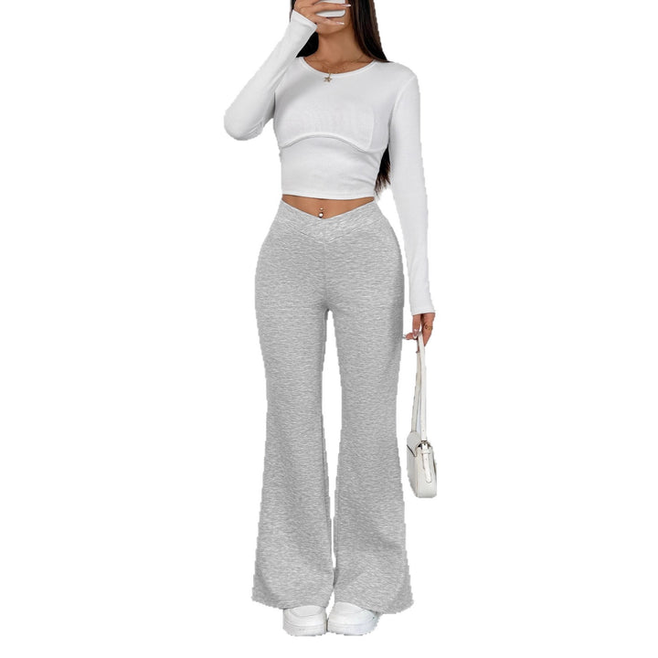 Damen Bequeme Elegante Freizeithose Drune