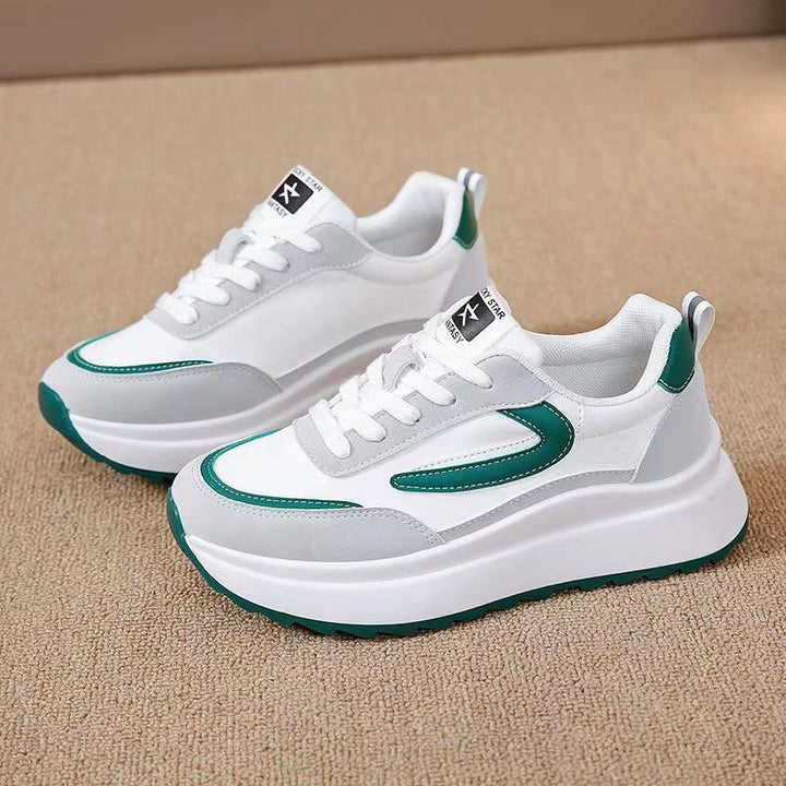 Damen Sportliche Sneakers mit modischer Profilsohle und atmungsaktivem Obermaterial Drune