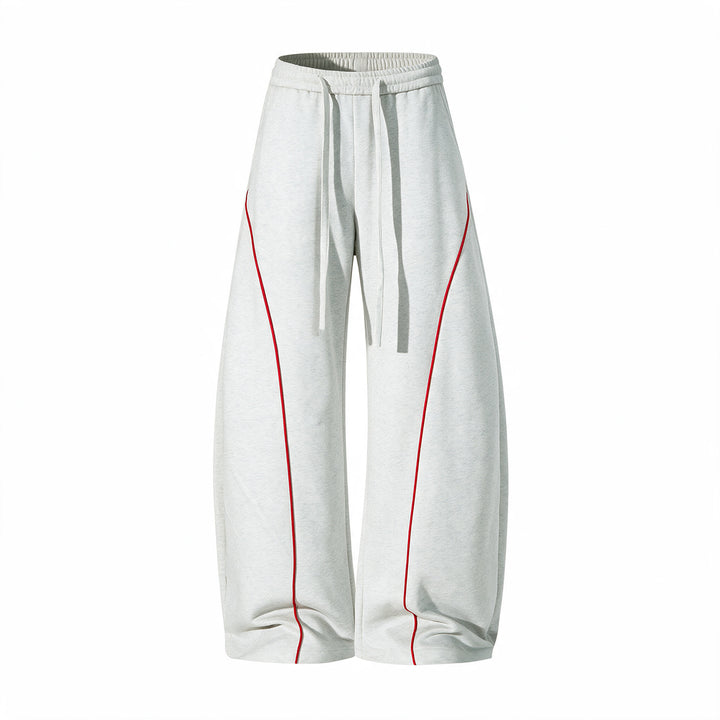 Herren Bequeme Sport-Jogginghose mit elastischem Bund und Kontraststreifen Drune