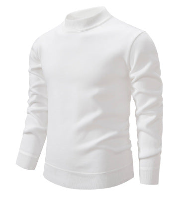 Herren Hochwertiger Strickpullover mit modernem Stehkragen Drune