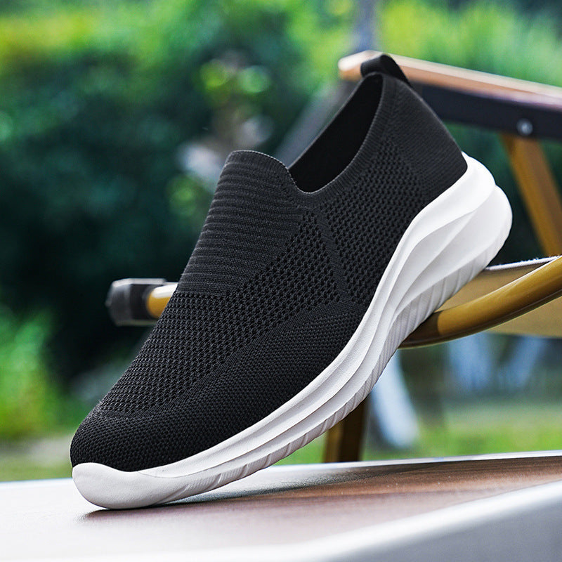 Unisex nan sockenähnlicher Strick-Slipper mit anatomischem Komfortfußbett und flexibler Leichtsohle Drune
