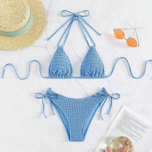 Damen Dreiecksbikini mit verspieltem Bindesystem Drune
