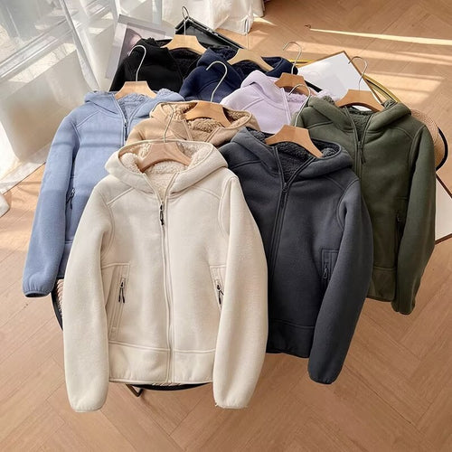Damen Fleecejacke mit kuscheligem Innenfutter und praktischen Reißverschlusstaschen Drune