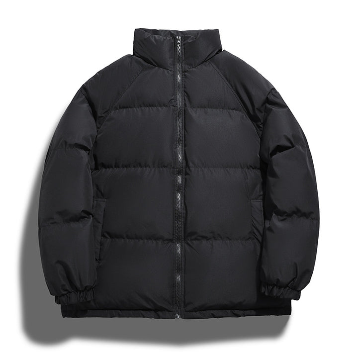 Damen Wärmende Pufferjacke mit hohem Kragen und seitlichen Reißverschlusstaschen Drune