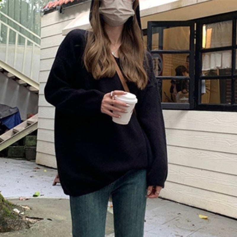 Damen Oversized Hoodie mit lässigem Schnitt und praktischen Taschen Drune