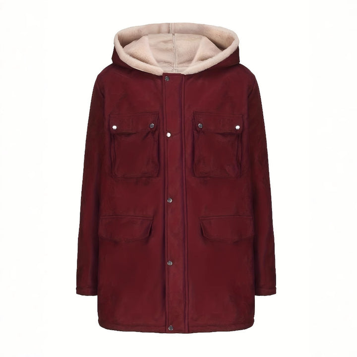 Damen Wickeljacke mit kuscheligem Innenfutter Drune