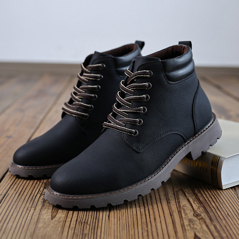Herren Casual Schnürstiefel Drune