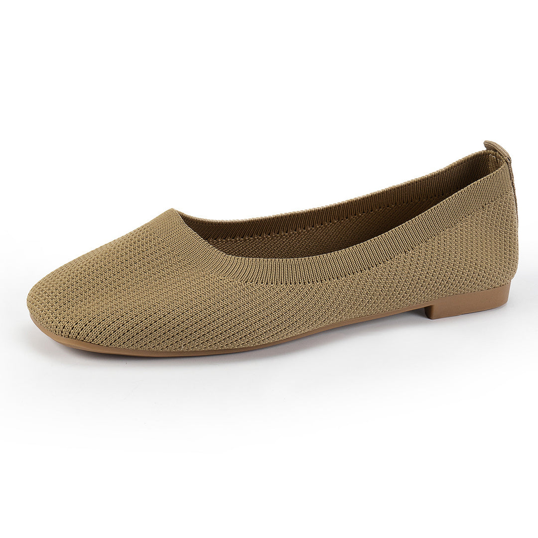 Damen Flexible Strick‑Slipper mit orthopädisch gepolstertem Fußbett Drune