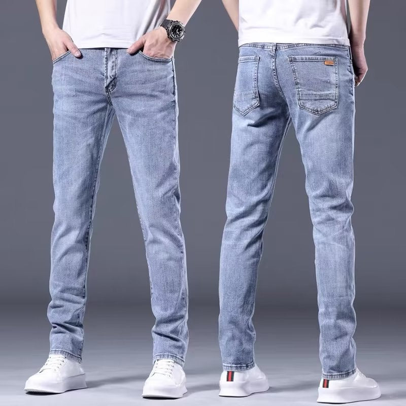 Herren Slim-Fit Jeans im lässigen Vintage-Design Drune
