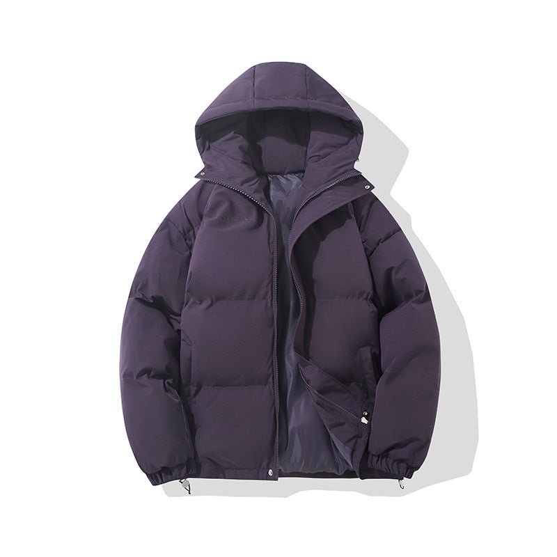 Herren hochisolierte Stepp-Kapuzenjacke mit synthetischer Thermofüllung, winddichter Außenhülle und verstellbarem Kordelzugsaum Drune