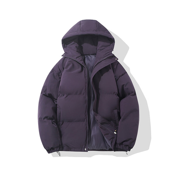 Herren hochisolierte Stepp-Kapuzenjacke mit synthetischer Thermofüllung, winddichter Außenhülle und verstellbarem Kordelzugsaum Drune