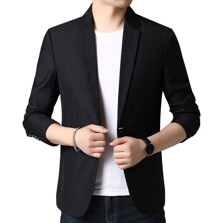 Herren Schlankes Business-Sakko mit minimalistischem Design und Stretch-Komfort Drune