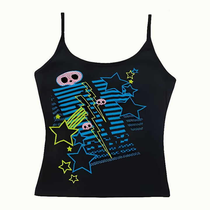Damen T-Shirt mit lebhaftem Grafiken und einzigartigem Design Drune