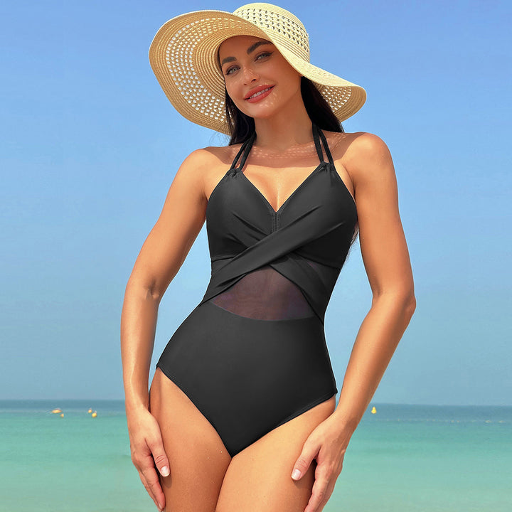 Damen Eleganter Badeanzug mit raffinierten Cut-Outs und verstellbaren Trägern Drune