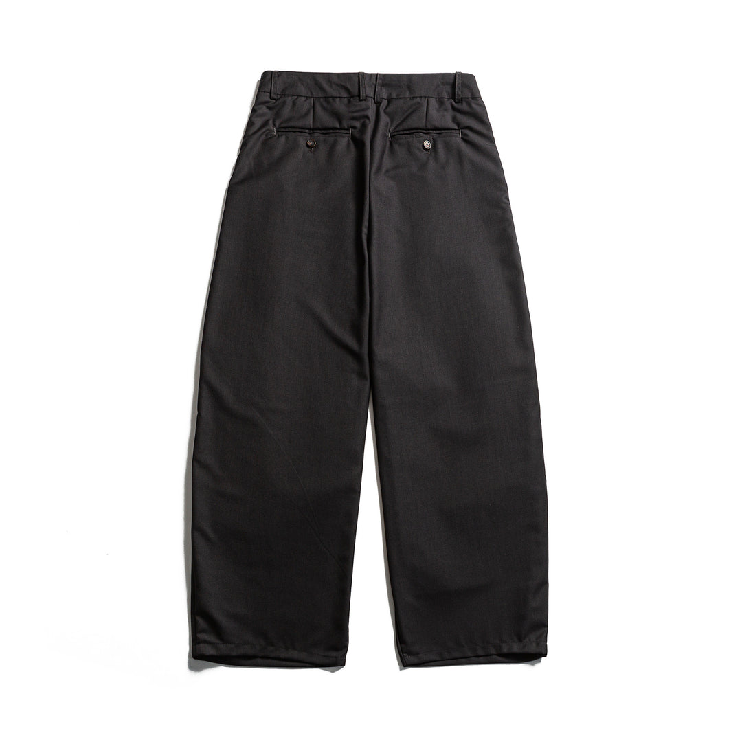 Herren Cropped-Hose mit Bundfalten, Tunnelzug und dezenter Bundverlängerung Drune