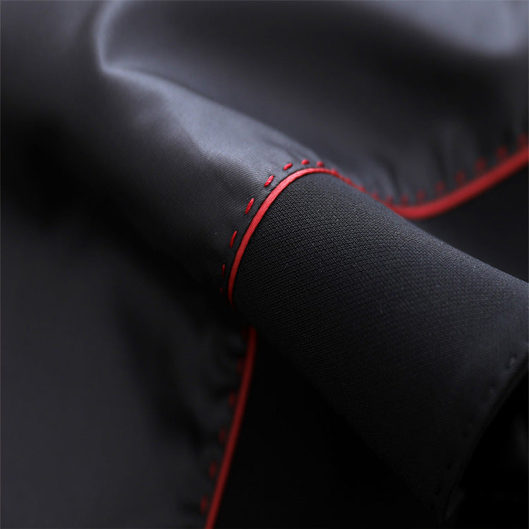Damen Taillierter Ein-Knopf-Longblazer mit Reverskragen und Pattentaschen Drune