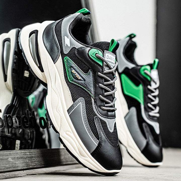 Damen Sportliche Sneakers mit atmungsaktiver Mesh-Konstruktion und rutschfester Laufsohle Drune