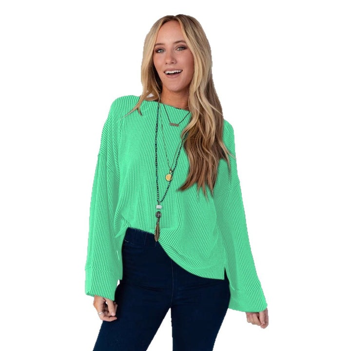 Damen lässiges Langarmshirt Drune