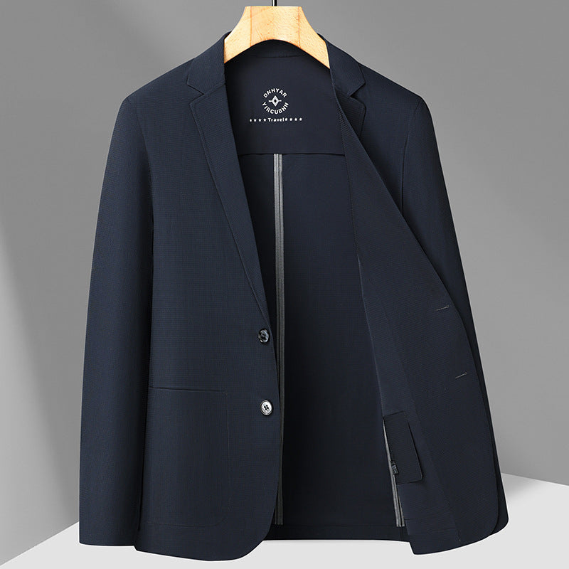 Herren Maßgeschneiderte Slim Fit Anzug Blazer Drune