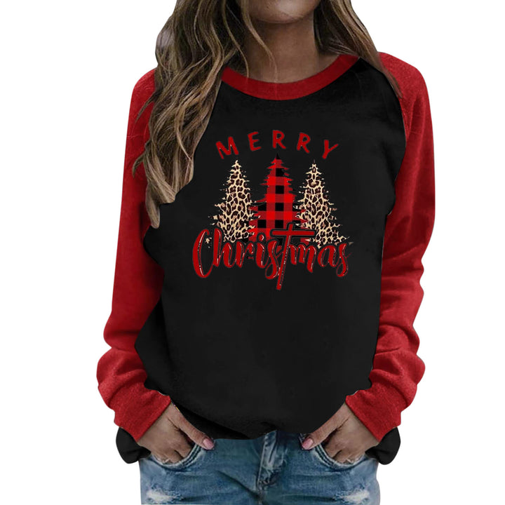 Damen Sweatshirt mit festlichem Rentier-Motiv Drune