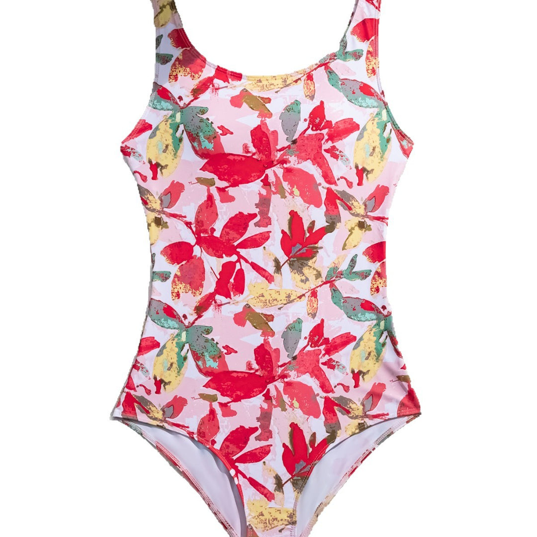 Damen Einteiliger Badeanzug mit floralem Muster Drune