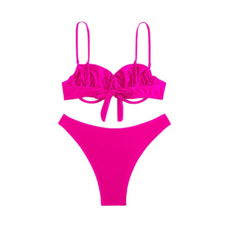 Damen Push-Up-Bikini mit verstellbaren Trägern und modischem Design Drune