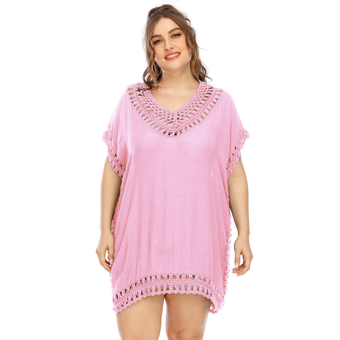 Damen eleganter häkeln Strandüberwurf Drune