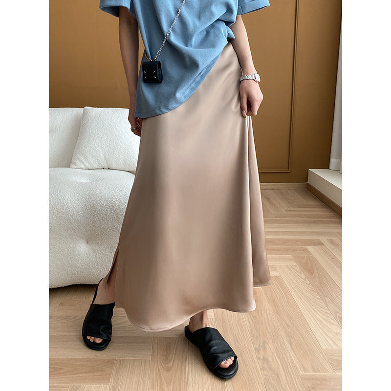 Damen Maxikleid aus luftiger Viskose mit elegantem Schnitt und schwingendem Saum Drune