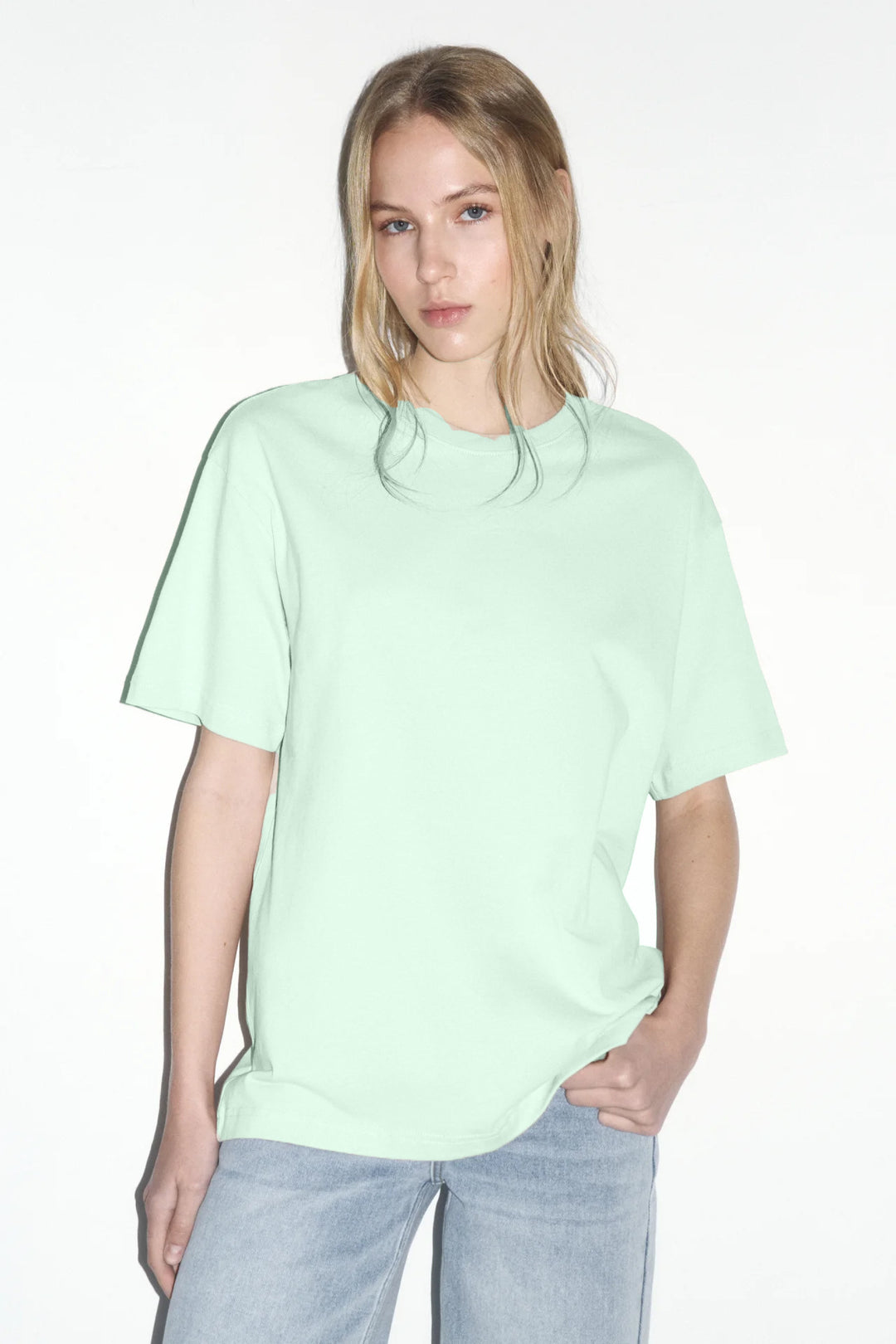 Damen lässiges Oversized T-Shirt aus hautfreundlichem Baumwollmix Drune