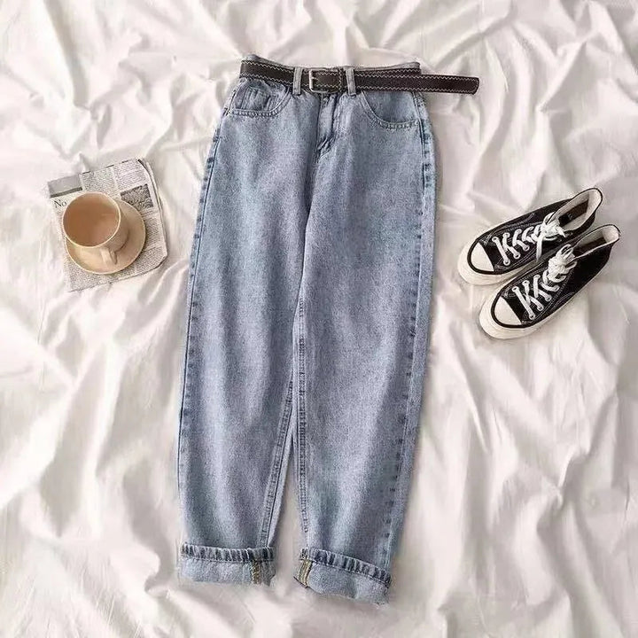 Drune | Women high-waisted jeans straight