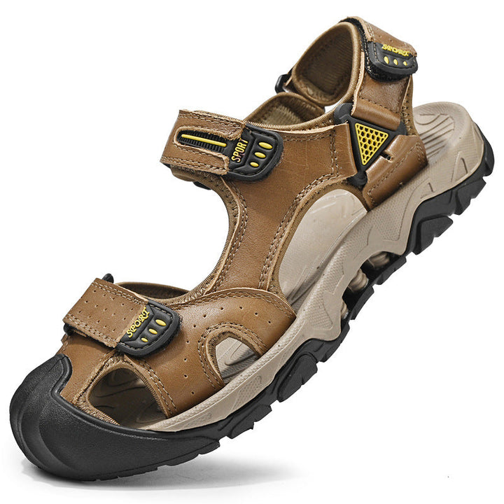 Herren Sportliche Freizeitsandalen mit einem praktischen Klettverschluss und rutschfester Sohle Drune