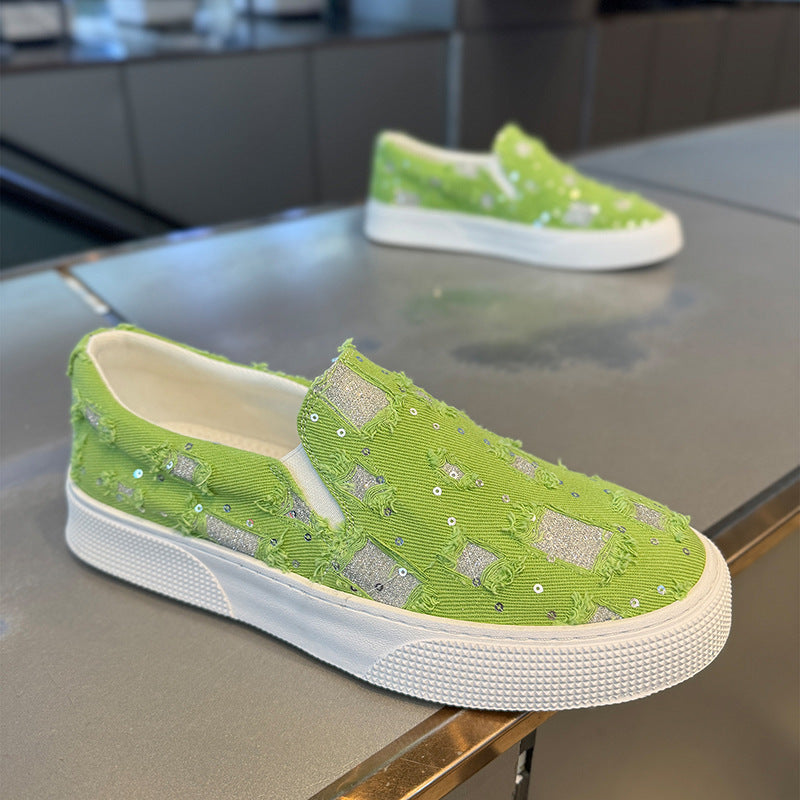 Damen modische Slip-On Sneakers Drune